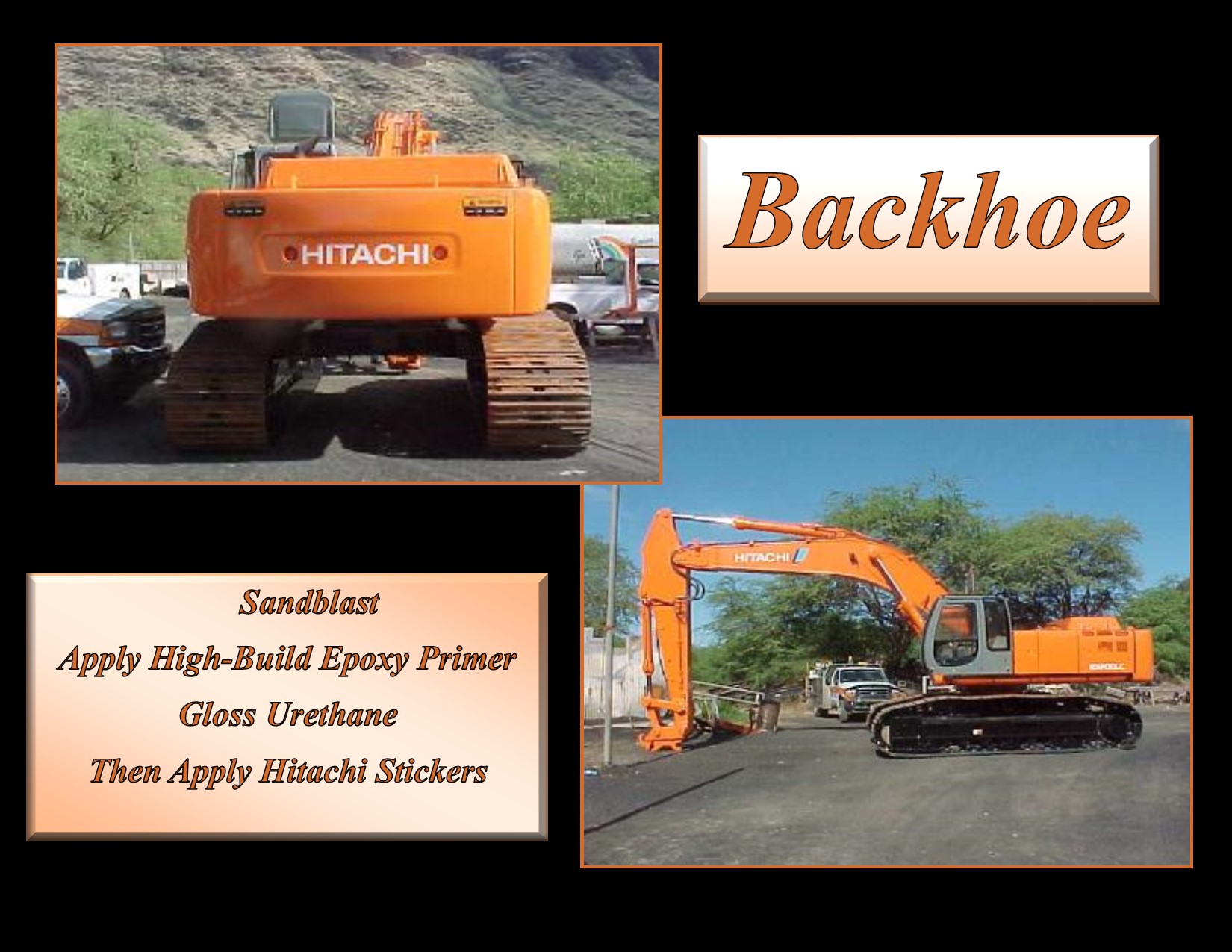 Heavy Equipment Sandblasting and Painting